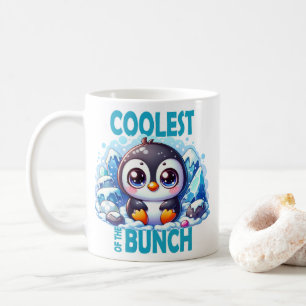 Mug Le plus frais du jeu de mots Bunch Cute baby Pengu