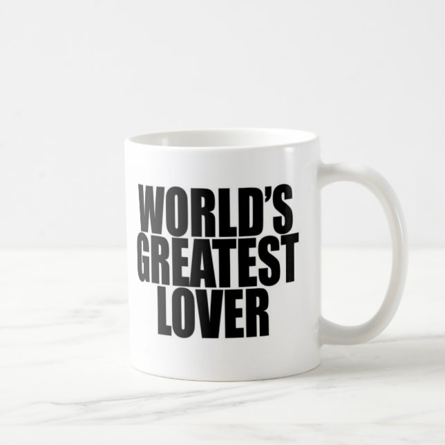 Mug Le plus grand amant du monde (Droite)
