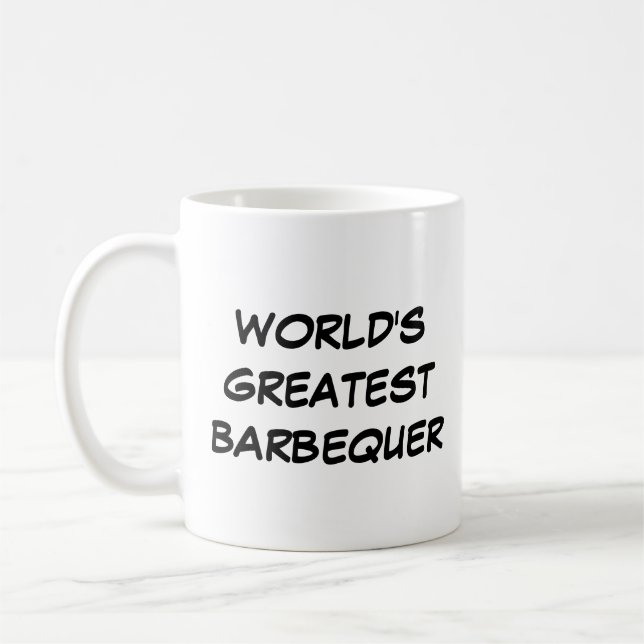 Mug "Le plus grand Barbequer du monde" (Gauche)