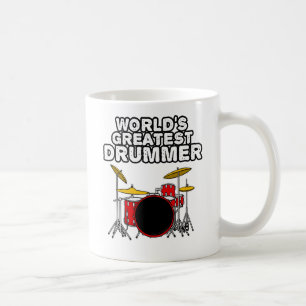 Mug Le plus grand batteur du monde, Drum Kit Musician