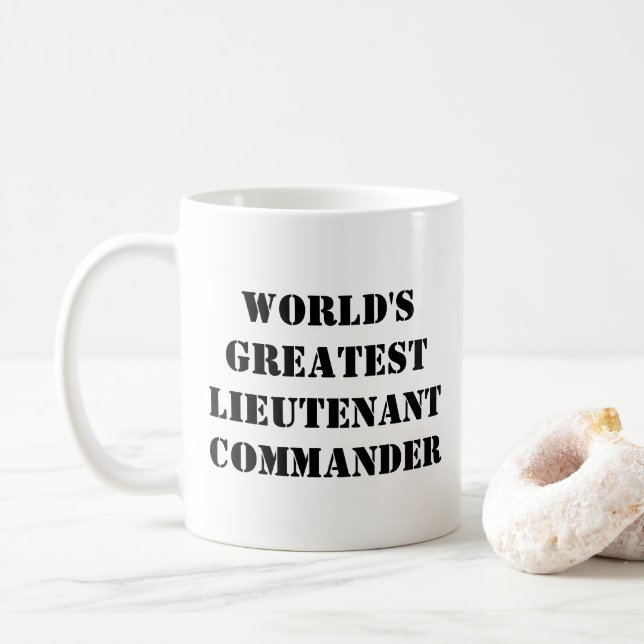 Mug "Le plus grand Capitaine de corvette du monde" (Avec donut)