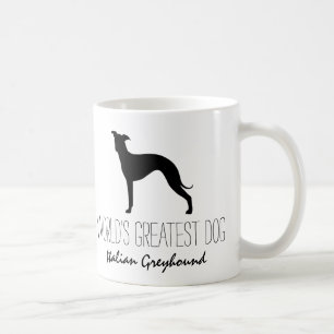 Mug Le plus grand chien du monde de Silhouette Greyhou