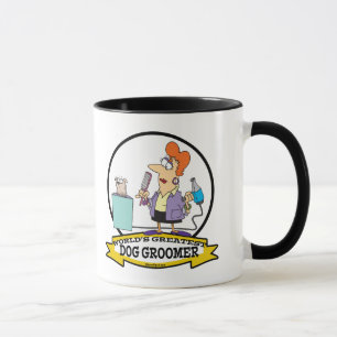MUG LE PLUS GRAND CHIEN GROOMER FEMMES DESSINS DE CHIE