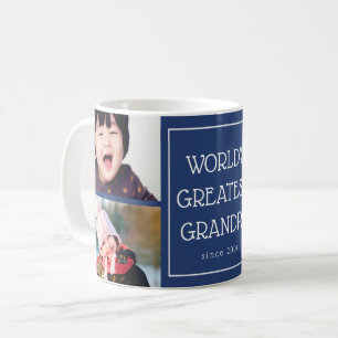 Mug Le plus grand collage de photo du grand-papa du
