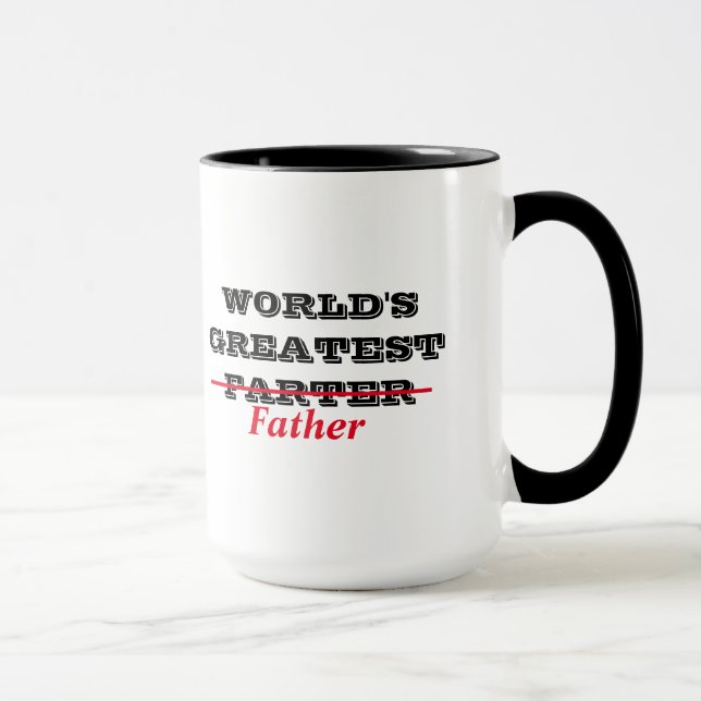 MUG LE PLUS GRAND FARTER DU MONDE (Droite)