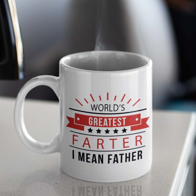 Mug Le plus grand Farter du monde (Créateur téléchargé)