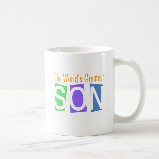 Mug Le plus grand fils du rétro monde (Droite)