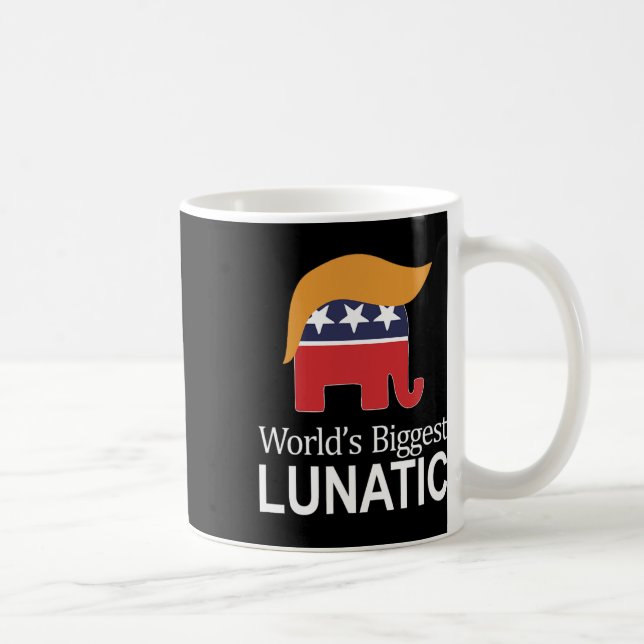 Mug Le plus grand fou du monde - Anti Trump -  (Droite)