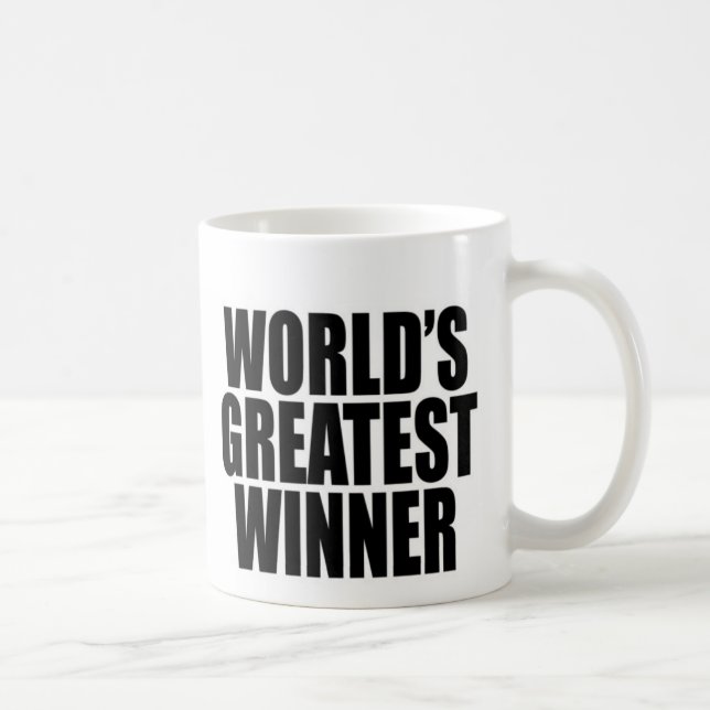Mug Le plus grand gagnant du monde (Droite)