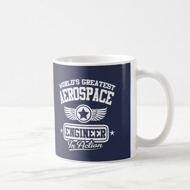 Mug Le plus grand ingénieur aérospatial du monde (Droite)