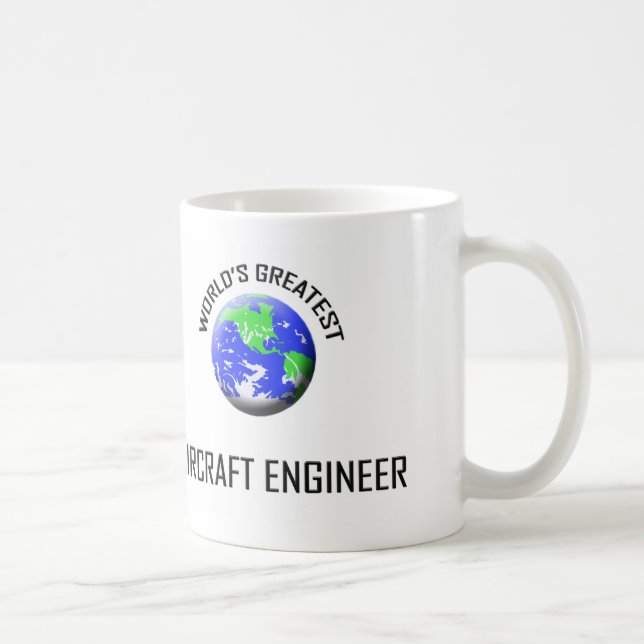 Mug Le plus grand ingénieur des avions du monde (Droite)