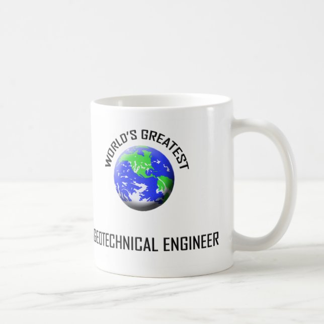 Mug Le plus grand ingénieur géotechnique du monde (Droite)