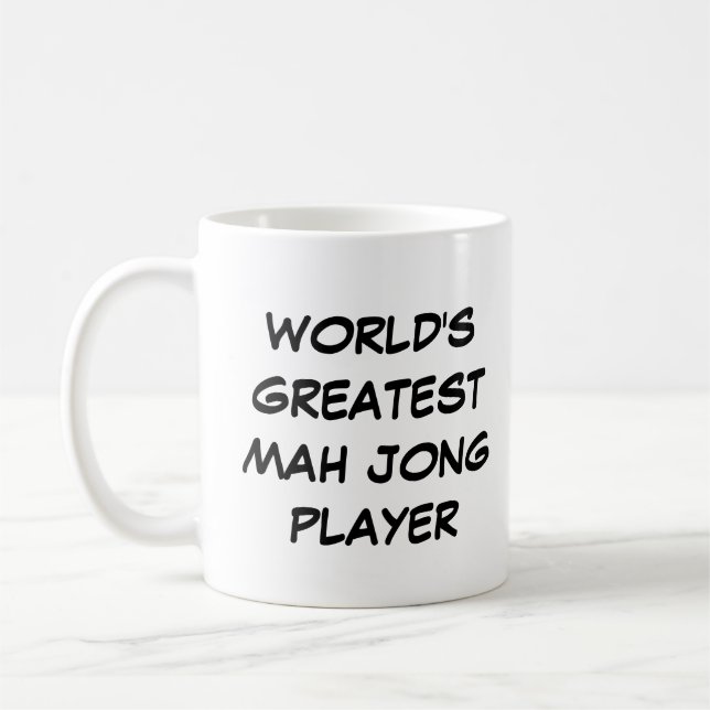 Mug "Le plus grand joueur de Mah Jong du monde" (Gauche)