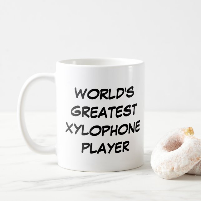 Mug "Le plus grand joueur de Xylophone du monde" (Avec donut)