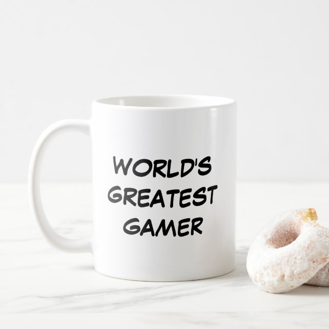 Mug "Le plus grand joueur du monde" (Avec donut)