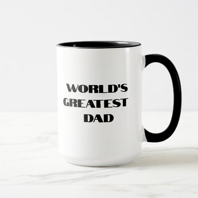 Mug Le plus grand papa du monde (Droite)