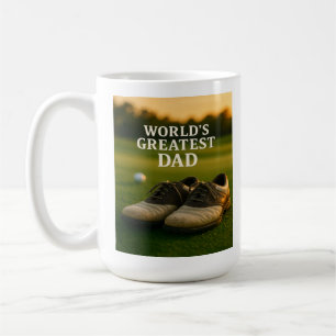 Mug Le plus grand papa du monde - Chaussures de golf a