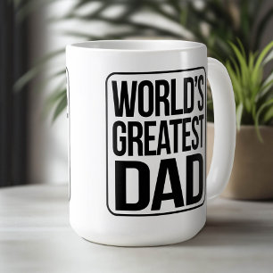 Mug Le plus grand papa du monde - simple et simple