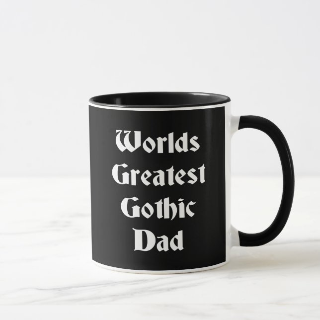Mug Le plus grand papa gothique des mondes (Droite)