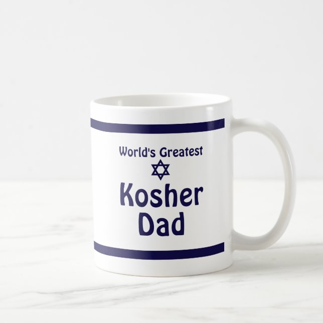 Mug Le plus grand papa Kosher du monde (Droite)