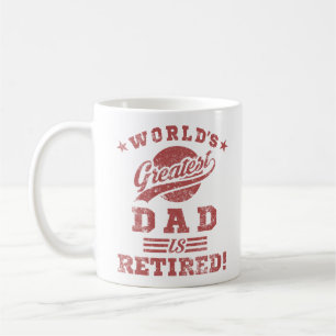Mug Le plus grand papa retraité du monde