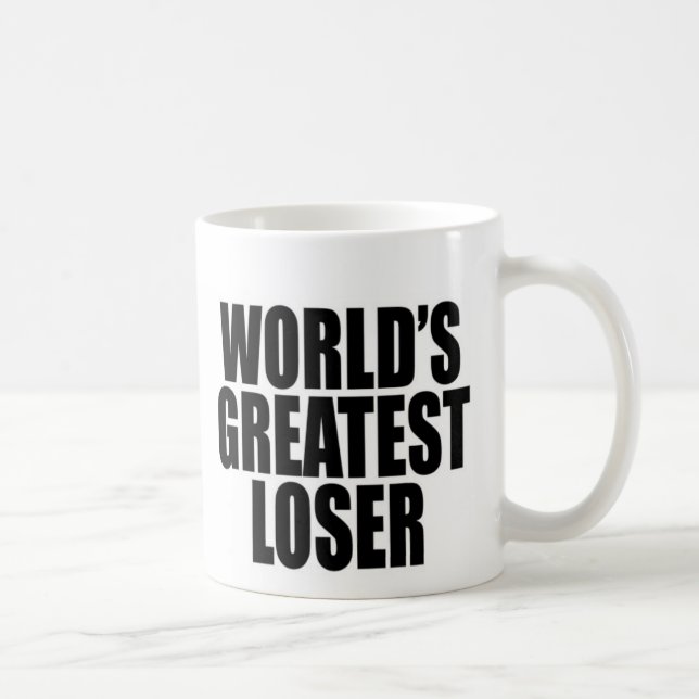 Mug Le plus grand perdant du monde (Droite)