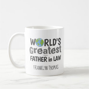 Mug Le plus grand père du monde en droit personnalisé