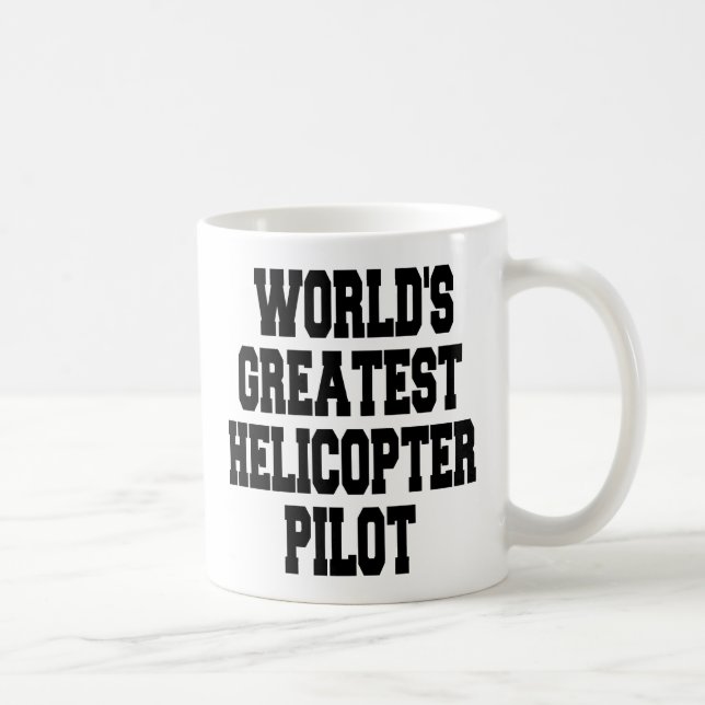 Mug Le plus grand pilote d'hélicoptère au monde (Droite)