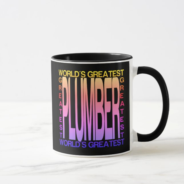 Mug Le plus grand plombier du monde (Droite)