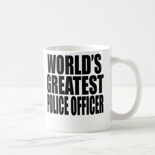 Mug Le plus grand policier du monde (Droite)
