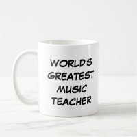 Mug "Le plus grand professeur de musique du monde"