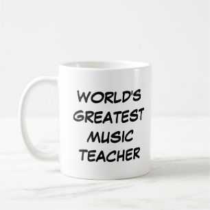 Mug "Le plus grand professeur de musique du monde"