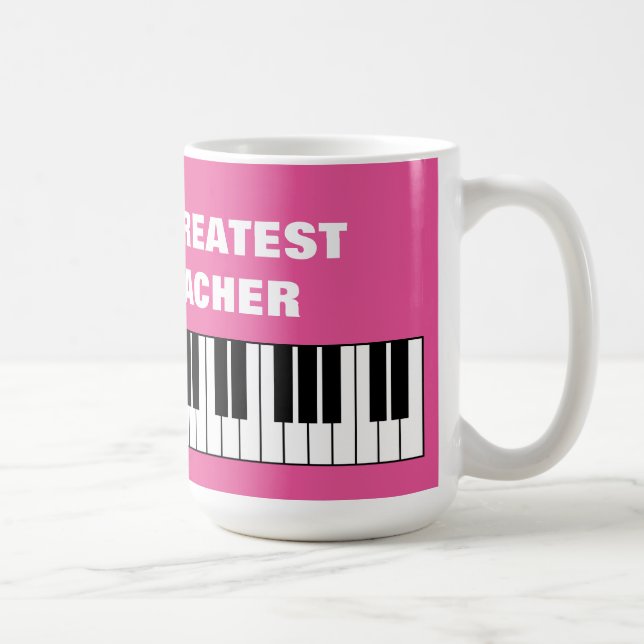 Mug Le plus grand professeur de piano du monde surdime (Droite)