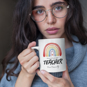 Mug Le plus grand professeur du monde Rainbow