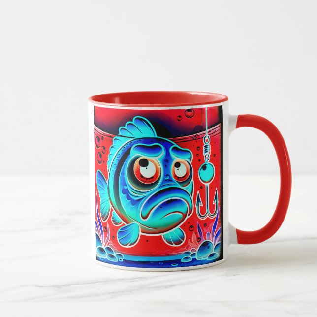 Mug Le poisson va-t-il mordre à l'hameçon ? (Droite)