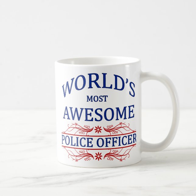 Mug Le policier le plus impressionnant du monde (Droite)
