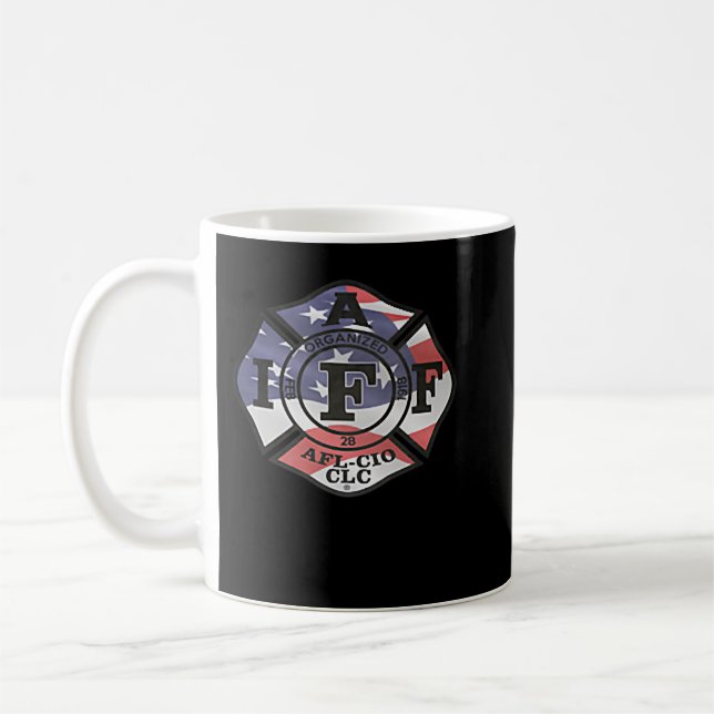 Mug Le pompier américain Patriot IAFF (Gauche)
