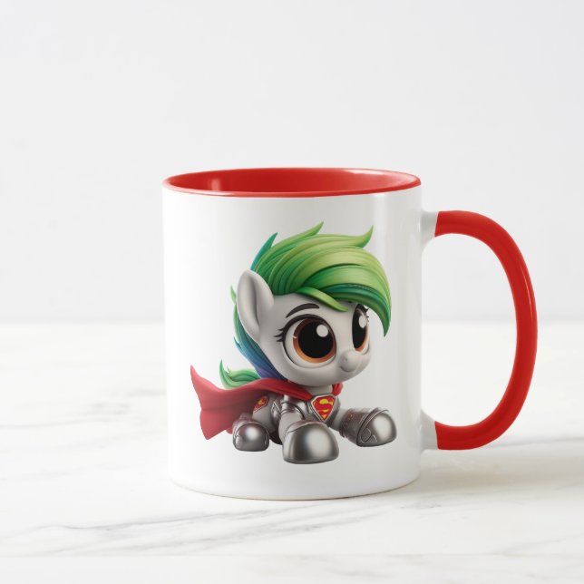 Mug Le poney héroïque aux couleurs éclatantes. (Droite)