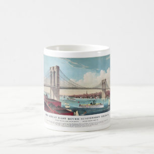 Mug Le pont de Brooklyn à New York City à partir de