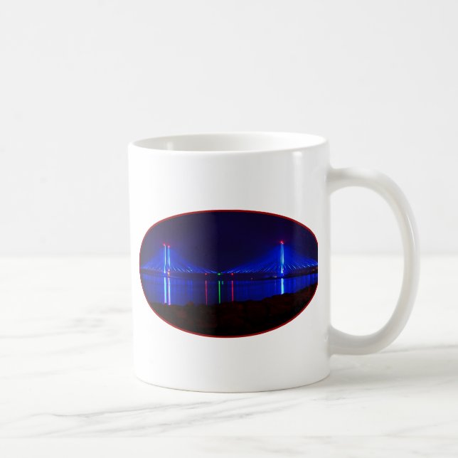 Mug Le pont de la rivière Indian sur une boue (Droite)