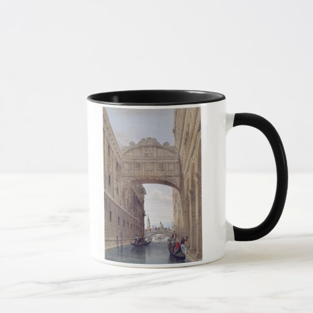 Mug Le pont des soupirs, Venise, gravée par Lefevre ( (Droite)