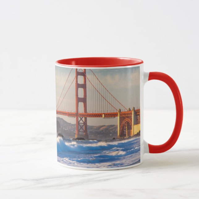 Mug Le pont du Golden Gate depuis la plage de Baker (Droite)