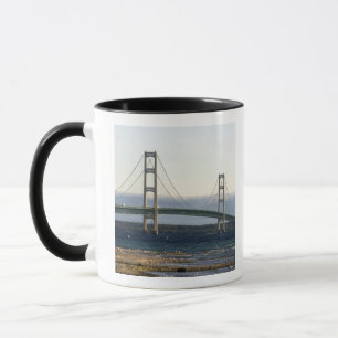Mug Le pont Mackinac enjambant les détroits de 4