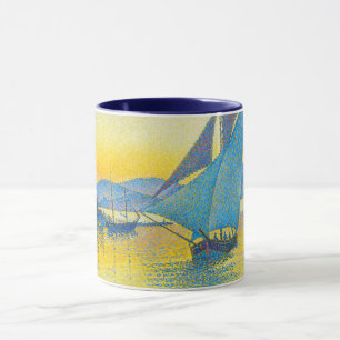 Mug Le port au coucher du soleil, Signac