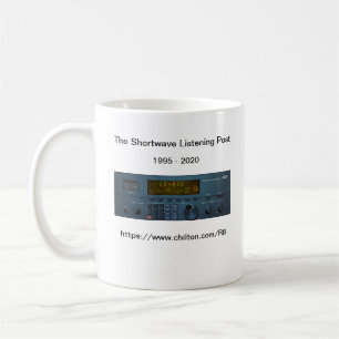 Mug Le post d'écoute de Shortwave - 25 ans en ligne