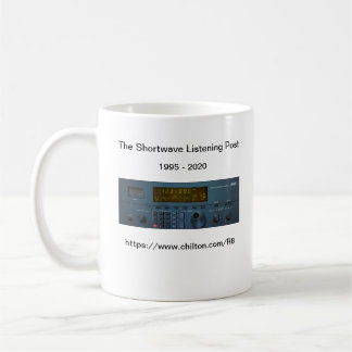 Mug Le post d'écoute de Shortwave - 25 ans en ligne