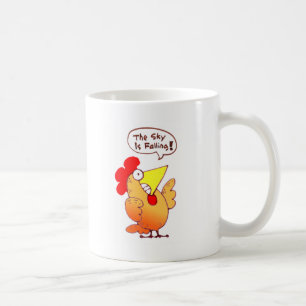Mug Le poulet de bande dessinée peu indique que le