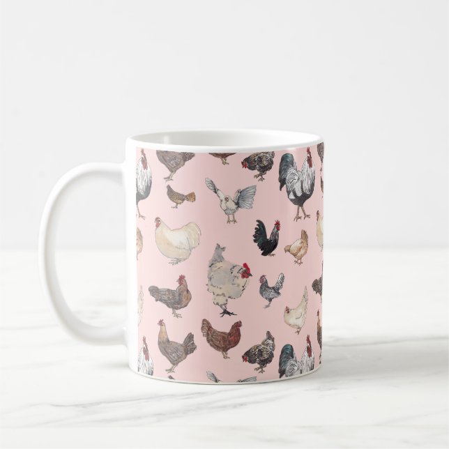 Mug Le poulet heureux (Gauche)