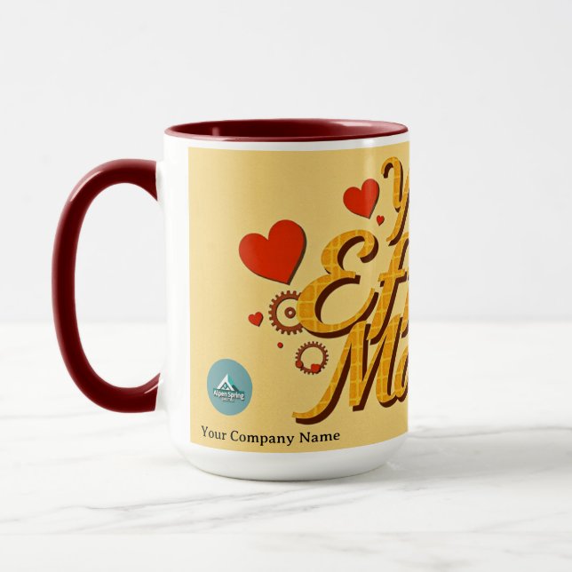 Mug Le pouvoir de vos efforts | Équipe créative (Gauche)