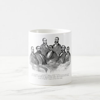 Mug Le premiers sénateur et représentants colorés